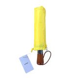 LFLFWY Compact Automatic Open Yellow Umbrella Eco Friendly Recycled PET