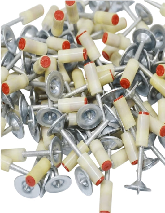 RED HIT Masonry Nails 27mm Shank Length Pack of 200 Fasteners