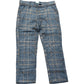 River Island Kids Four Piece Grey Check Suit - Shirt Trousers Waistcoat Bow Tie
