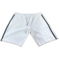 River Island Men's White Stretch Stripe Shorts UK S Pocket
