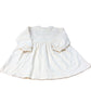 Baby Dress Size 6-7 Years Yellow Long Sleeve Cotton Flower
