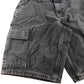 River Island Cargo Shorts W32 Men's Denim Black
