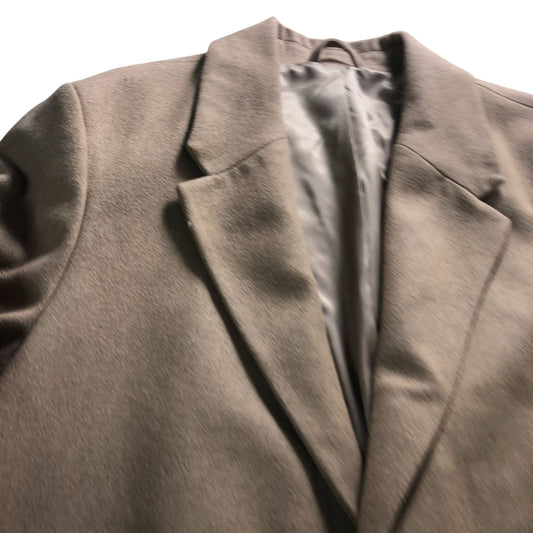 River Island XL Women's Brown Overcoat Tailored Long Coat Warm New Style