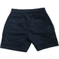Navy Button Front Chino Shorts Size 8
