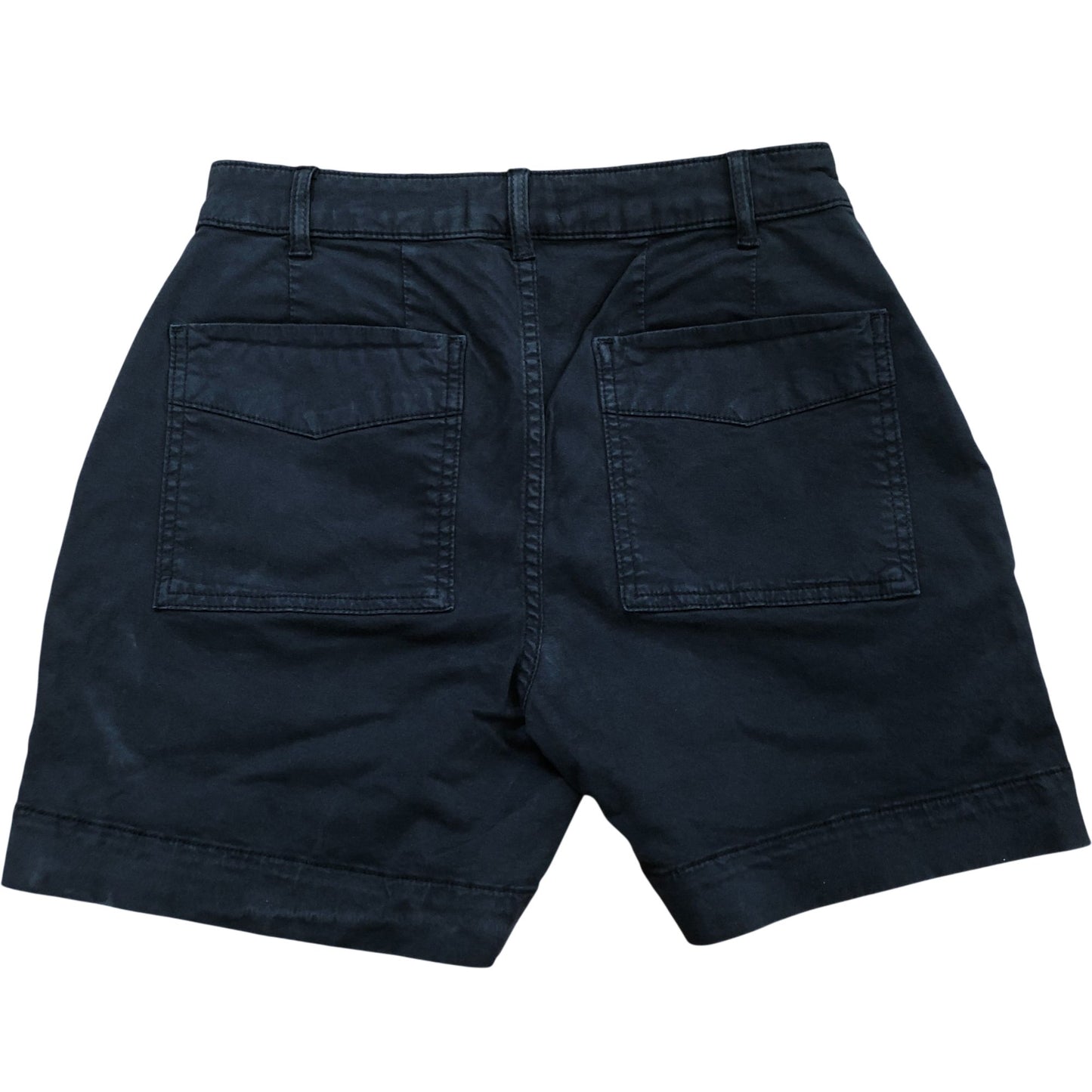 Navy Button Front Chino Shorts Size 10