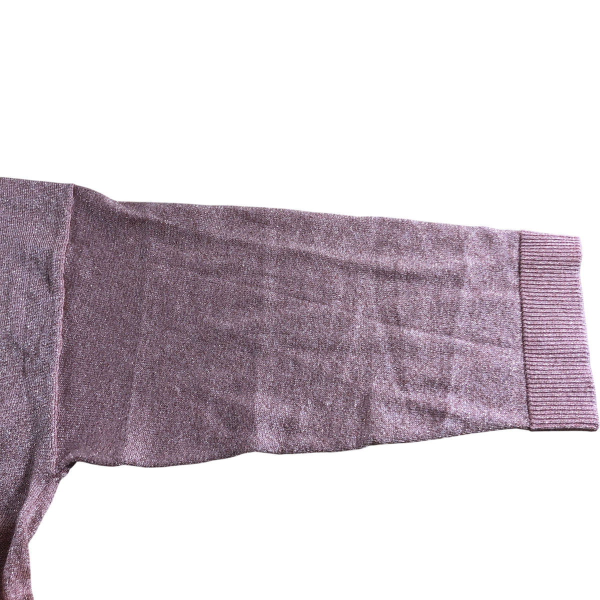 Sparkle Jumper Women's Pink 3/4 Sleeve Knit Top