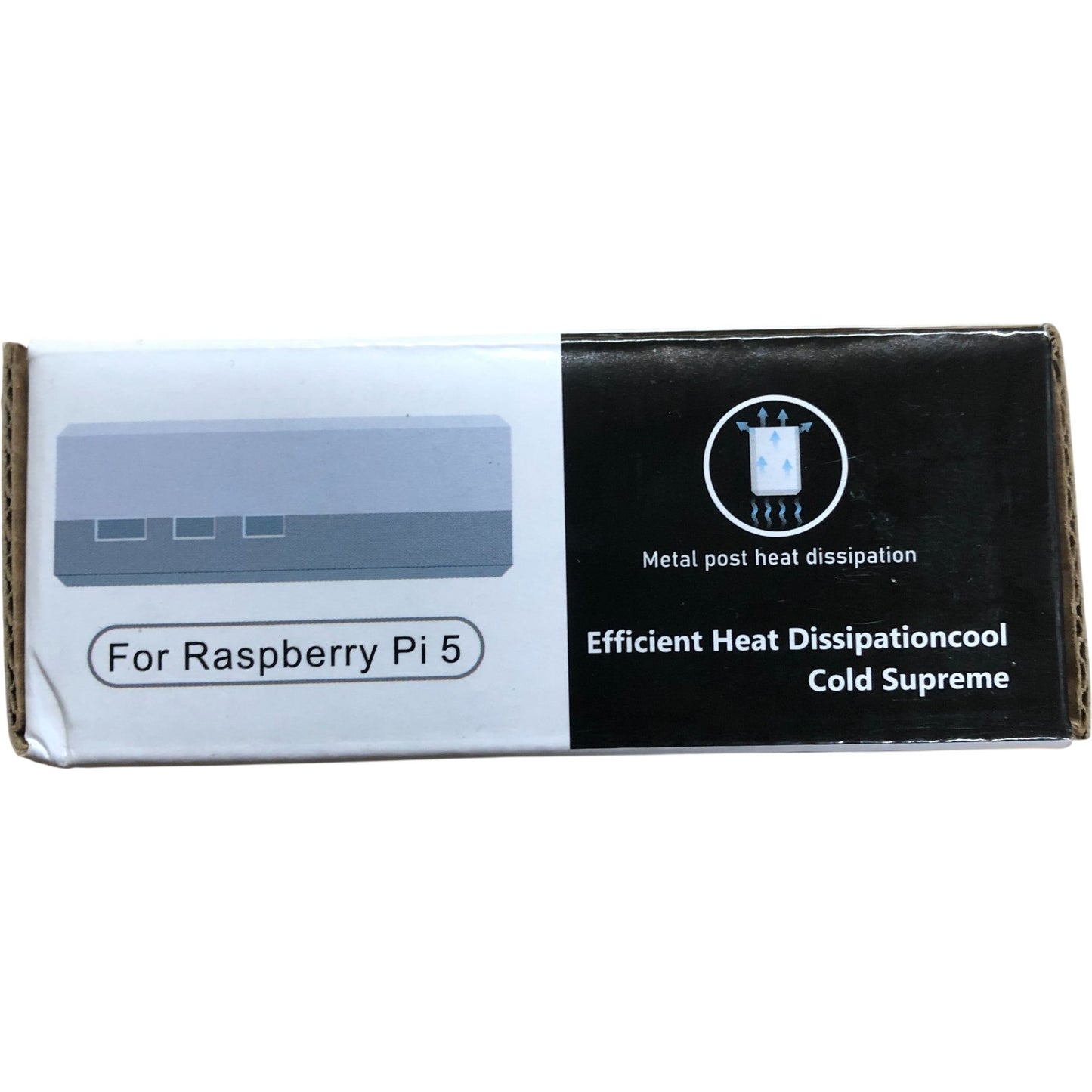 Heatsink Case For Raspberry Pi 5 Efficient Heat Dissipation Metal Cooling