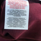 Lagooners Men's Cedar Rugby Top Burgundy Navy Long Sleeve Shirt Size M