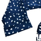 Dancing Leopard Wrap Dress Size 6 Women's Blue White Spot Pattern