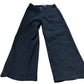 Baukjen Black Wide Leg Trousers UK12 Women's Organic Cotton Casual Style