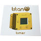 TITAN Timer Digital Kitchen Timer Yellow CUBE New with Tags