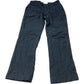Wool Blend Trousers 32R Men's Tailored Fit Grey Formal Pants Smart Casual