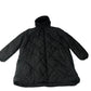 Brave Soul Hooded Puffer Jacket Unisex Black Quilted Warm Outerwear UK12