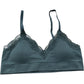 Three Pack Wire Free Bralettes Olive Black White