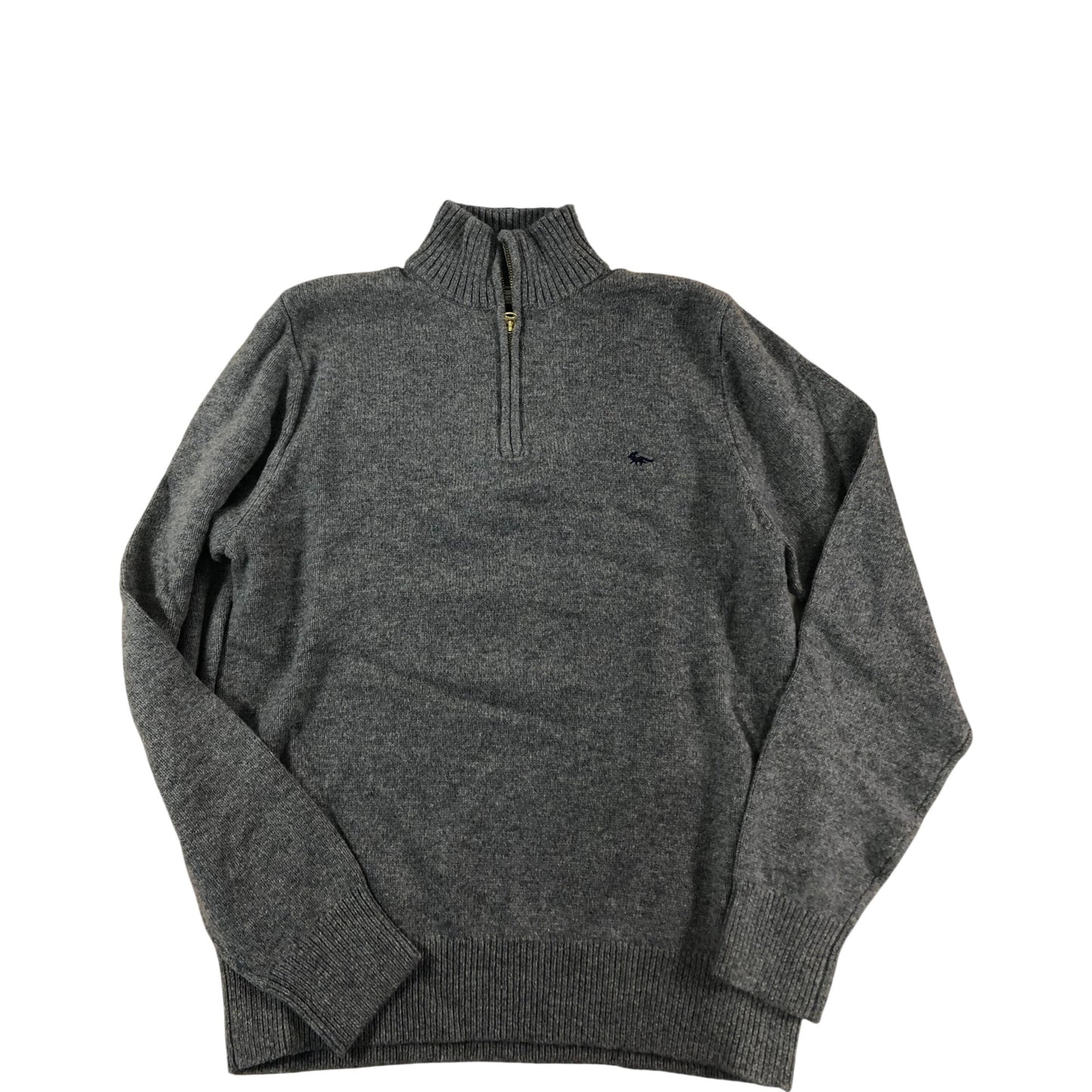 Aubin Zip Sweater XL Men's Grey Wool Blend Knit Pullover Warm Casual Wear