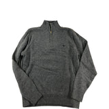 Aubin Zip Sweater XL Men's Grey Wool Blend Knit Pullover Warm Casual Wear