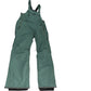 686 Snow Pants Dark Green Waterproof Insulated Trousers with Bib Size Medium