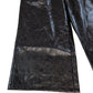 River Island Wide Leg Trousers UK6 Women's Faux Leather High Waist Black