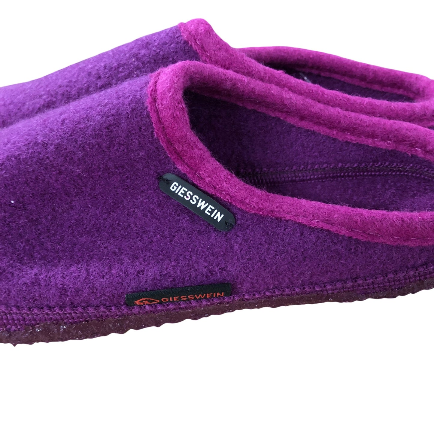 Giesswein Dannheim Slippers Size UK 7 Women's Violet Wool Casual Indoor Footwear