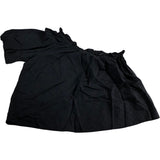 River Island Black Off Shoulder Top UK14 Women's Viscose Blend Puff Sleeve