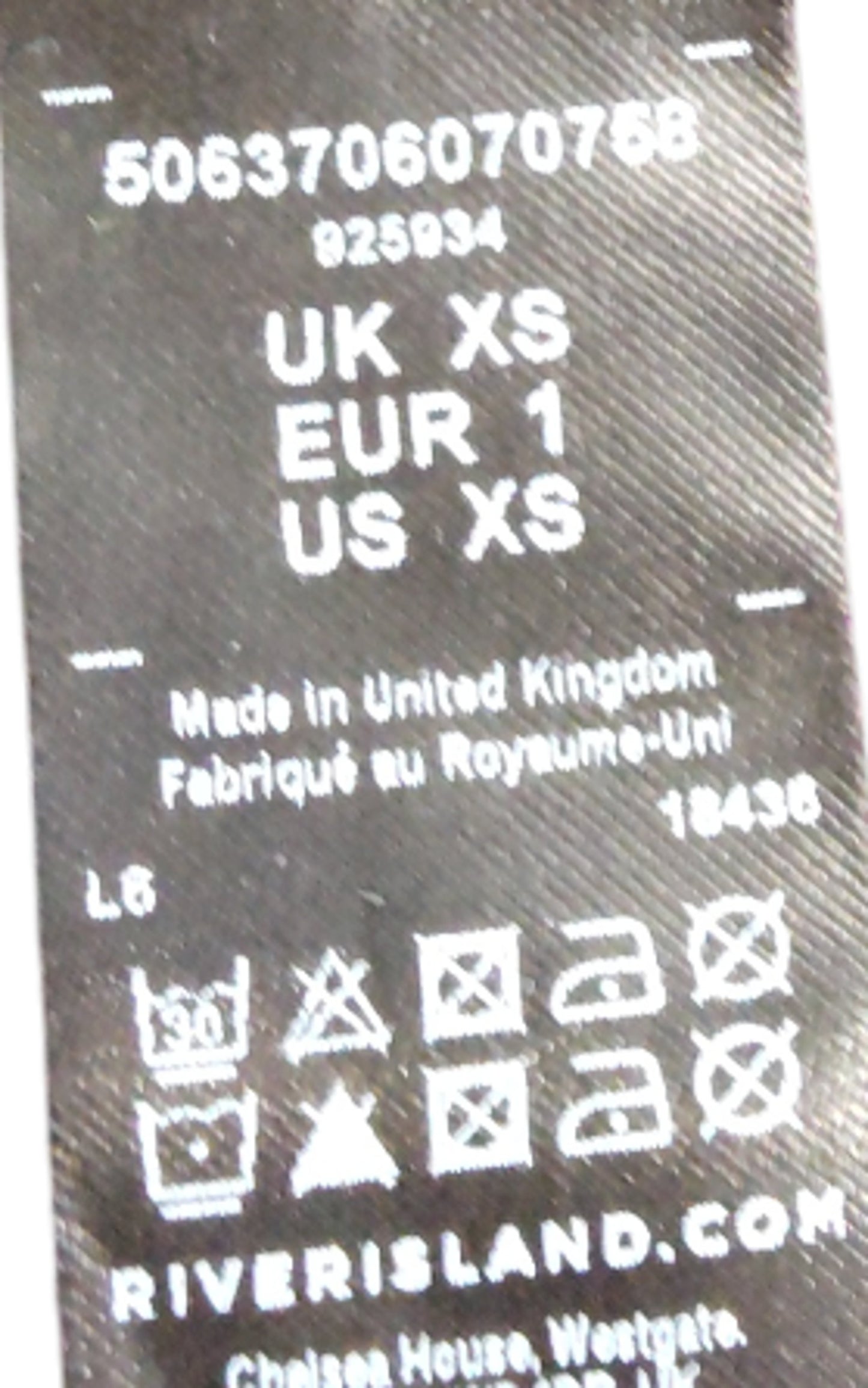 River Island Midi Dress UK8 Women's Purple Waffle Knit With Belted Waist