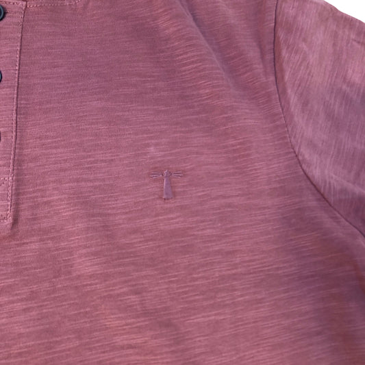Saltwell Short Sleeve T-Shirt Size S Men's Rust Colour Cotton Top