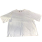 Women's White Short Sleeve T-Shirt Jersey Cotton Top Size Medium