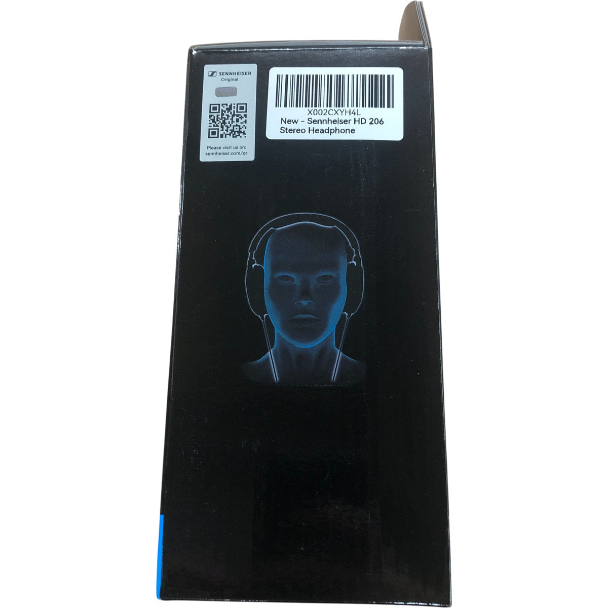 Sennheiser HD 206 Stereo Headphones Powerful Sound Closed Design Lightweight