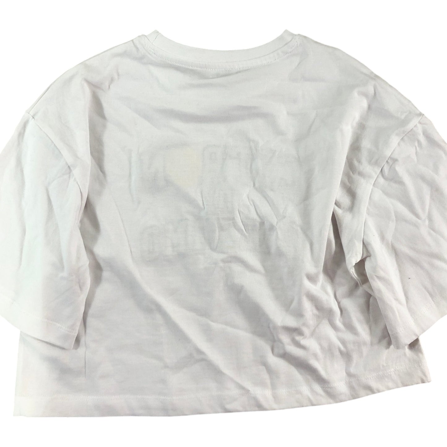 River Island Boys T-Shirt 9-10 Years White Citron Di Palermo Design