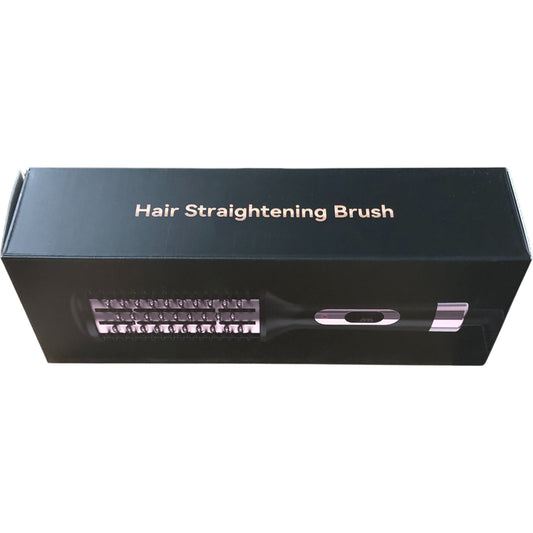 Electric Hair Straightening Brush WT-024 25W Ceramic Tourmaline Bristles