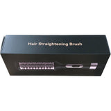 Electric Hair Straightening Brush WT-024 25W Ceramic Tourmaline Bristles