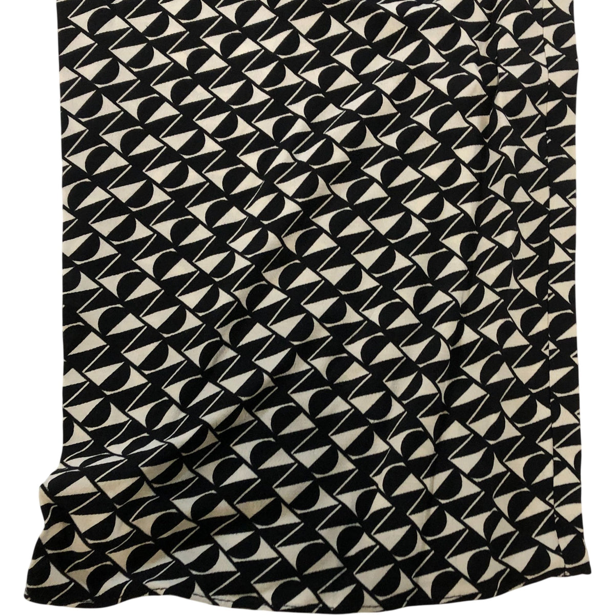 River Island Black And White Geometric Trousers UK8 Women's Lightweight Viscose