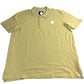 Branded Polo Shirt Men's Yellow Cotton Short Sleeve Casual Wear Large