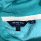 Weird Fish Aqua Marine Hoodie Size 12 Women's Cotton Blend with Logo