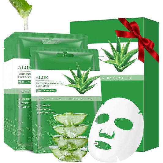 IREV Aloe Soothing Hydrating Face Mask 10 Sheets Skin Care Hydration