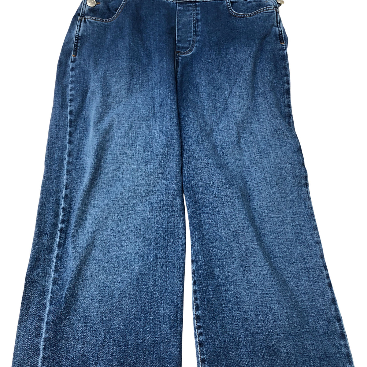 Baukjen Denim Dungarees Size 12 Women's Organic Cotton Blue Casual Overall