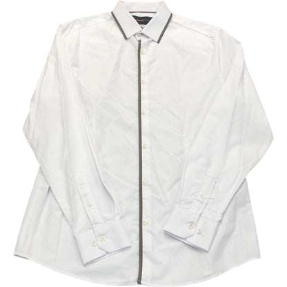 River Island Formal Shirt White With Contrast Trim