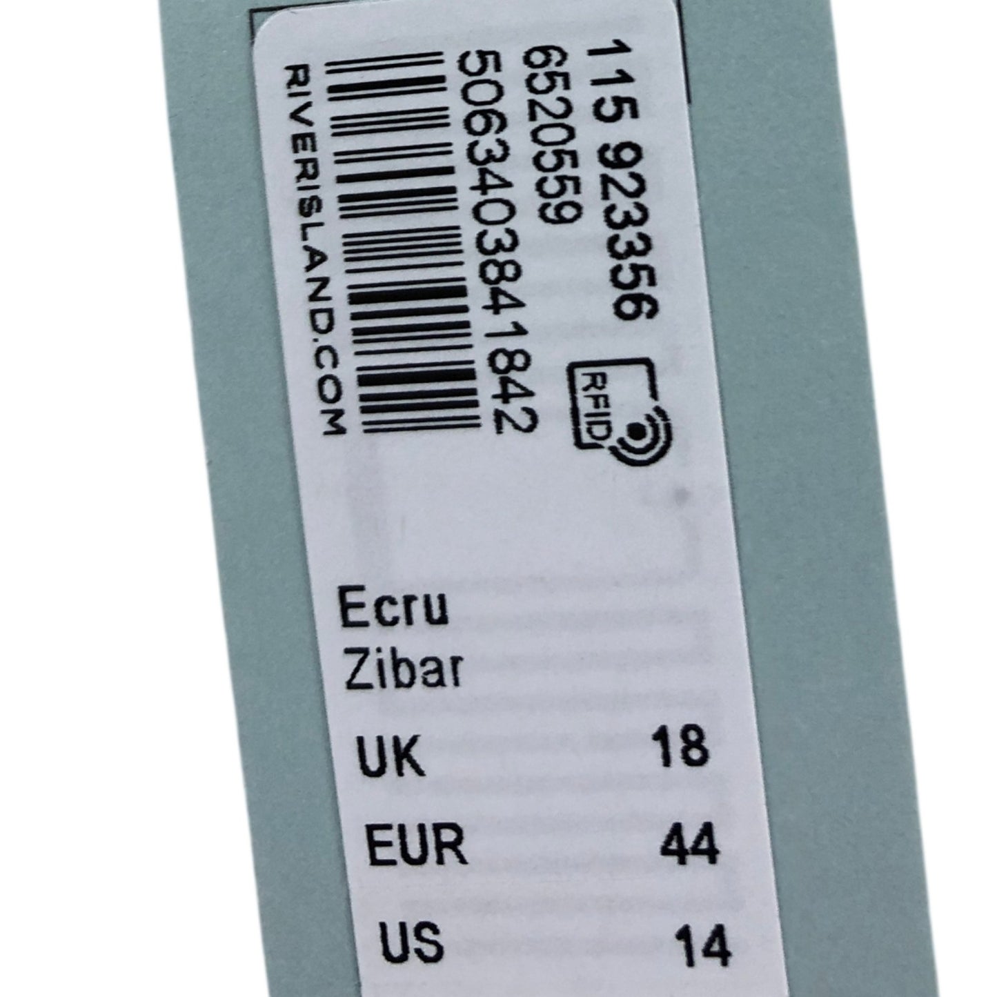 River Island Women's White Denim Shorts UK18 Casual High Waist Summer Fashion