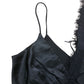 Black Lace Trim Dress UK6 Women's Sleeveless