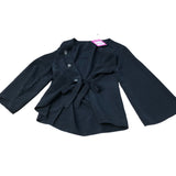 River Island Black Flared Sleeve Bolero Jacket Women's Lightweight Size 8