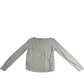 Branded Wrap Sweater 12 Women's Beige Zip Knit Cashmere