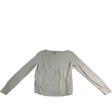 Branded Wrap Sweater 12 Women's Beige Zip Knit Cashmere