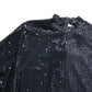Long Tall Sally UK20 Women's Black Sequin Long Sleeve Evening Maxi Dress