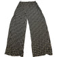 River Island Black And White Geometric Trousers UK8 Women's Lightweight Viscose