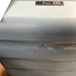 Antler Logo Gloss Stripe Suitcase Hardshell 4 Wheel Spinner Blue 78cm Expandable