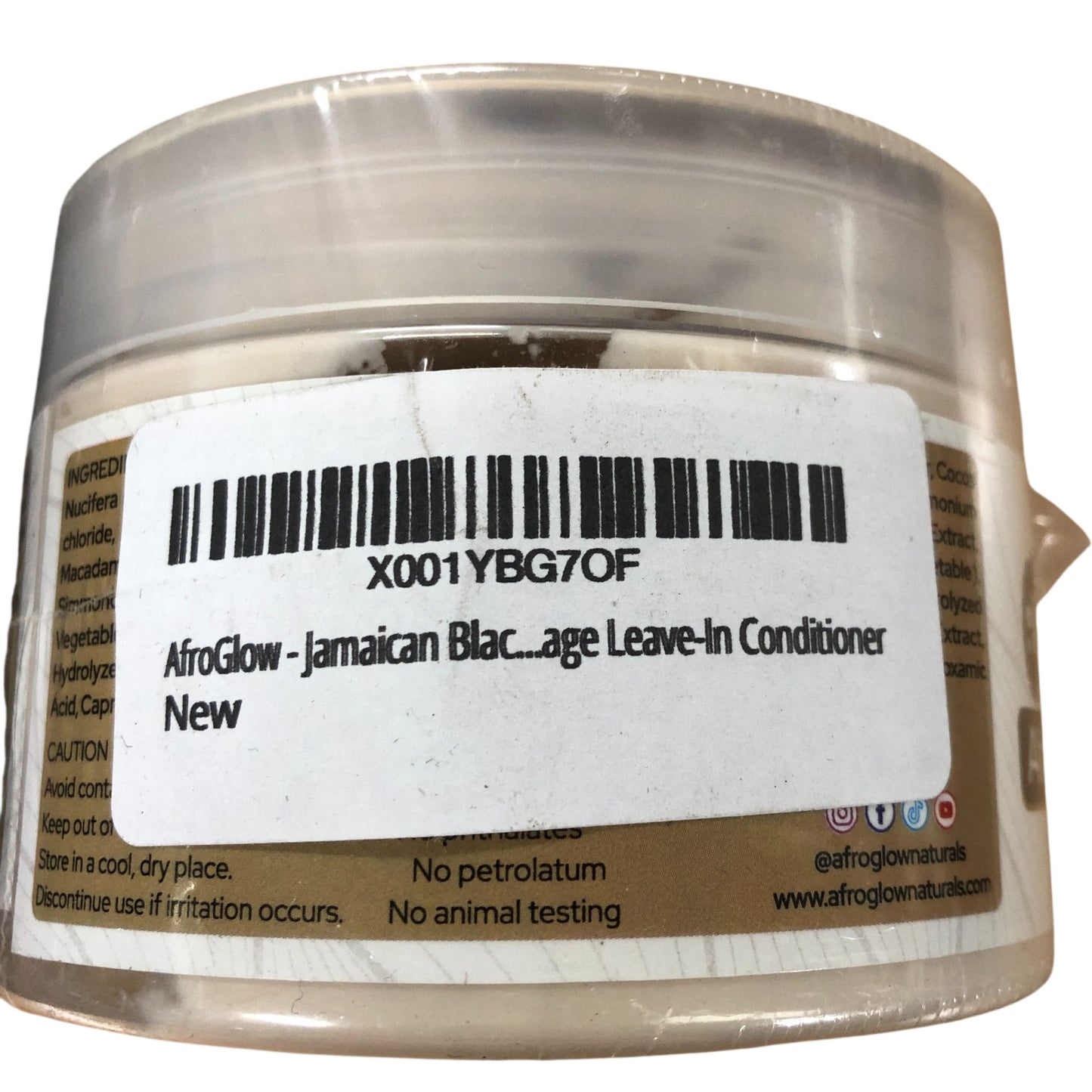 AfroGlow Natural Hair Leave-in Conditioner 300ml Jamaican Black Castor Oil