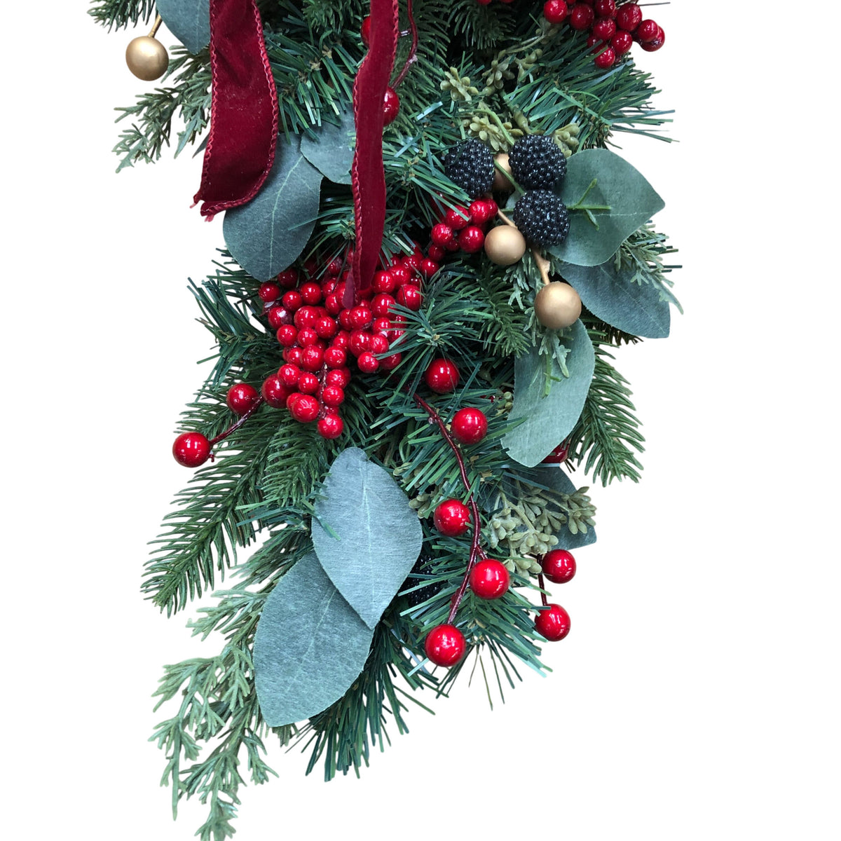 Festive Orange Cinnamon & Berry Swag Decoration
