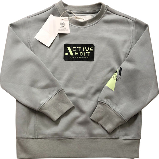 Zara Active Edit Sweatshirt Size 6-7 Years Kids Grey Pullover Activewear