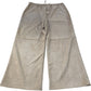 Women's Trousers Comfort Fit Soft Faux Suede Brown Casual