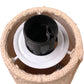 Column Floor Lamp Boucle Textured Beige Fabric